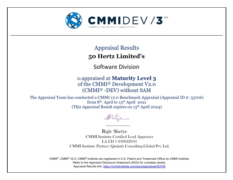 2021_CMMiL3_Appraisal_Results_50 Hertz_001